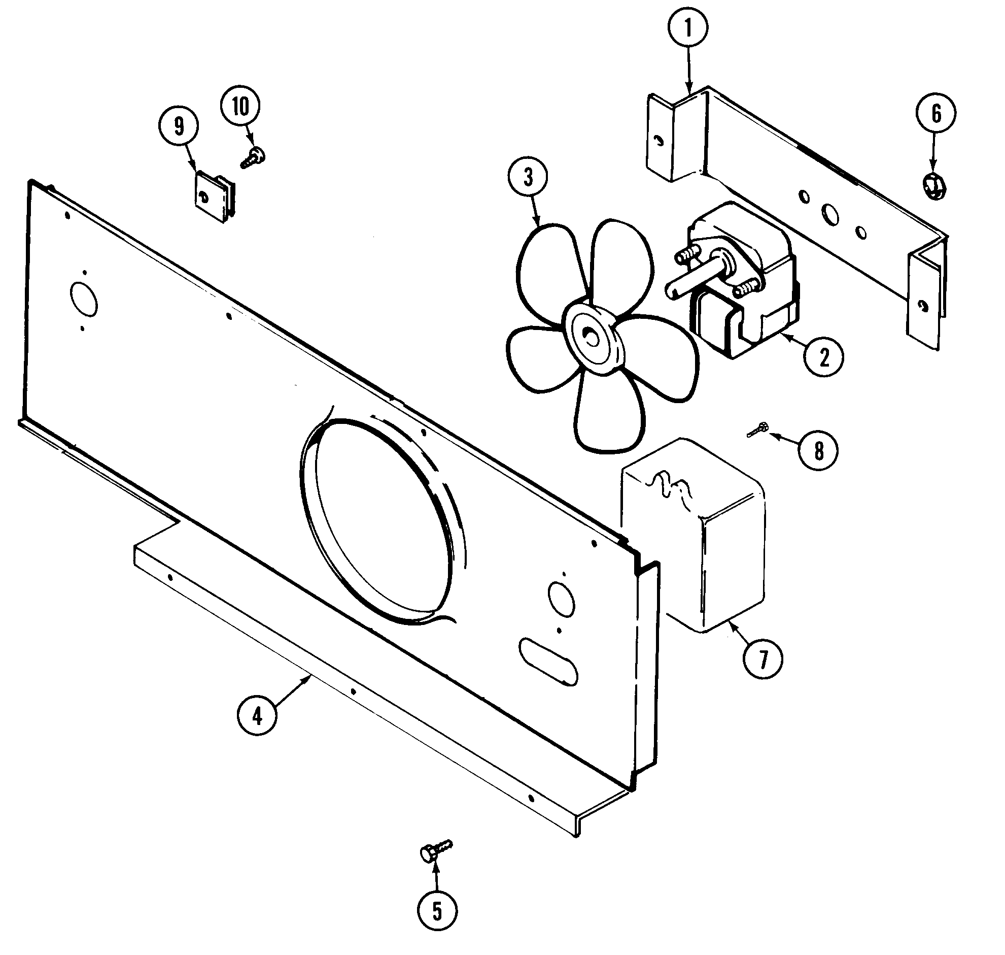 Blower motor (cooling)