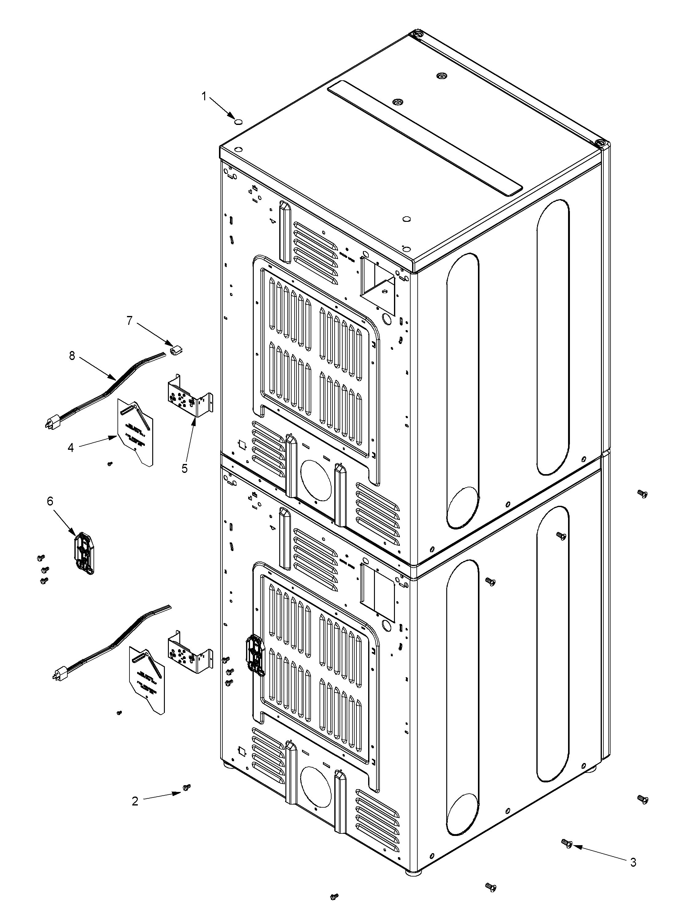 Cabinet rear