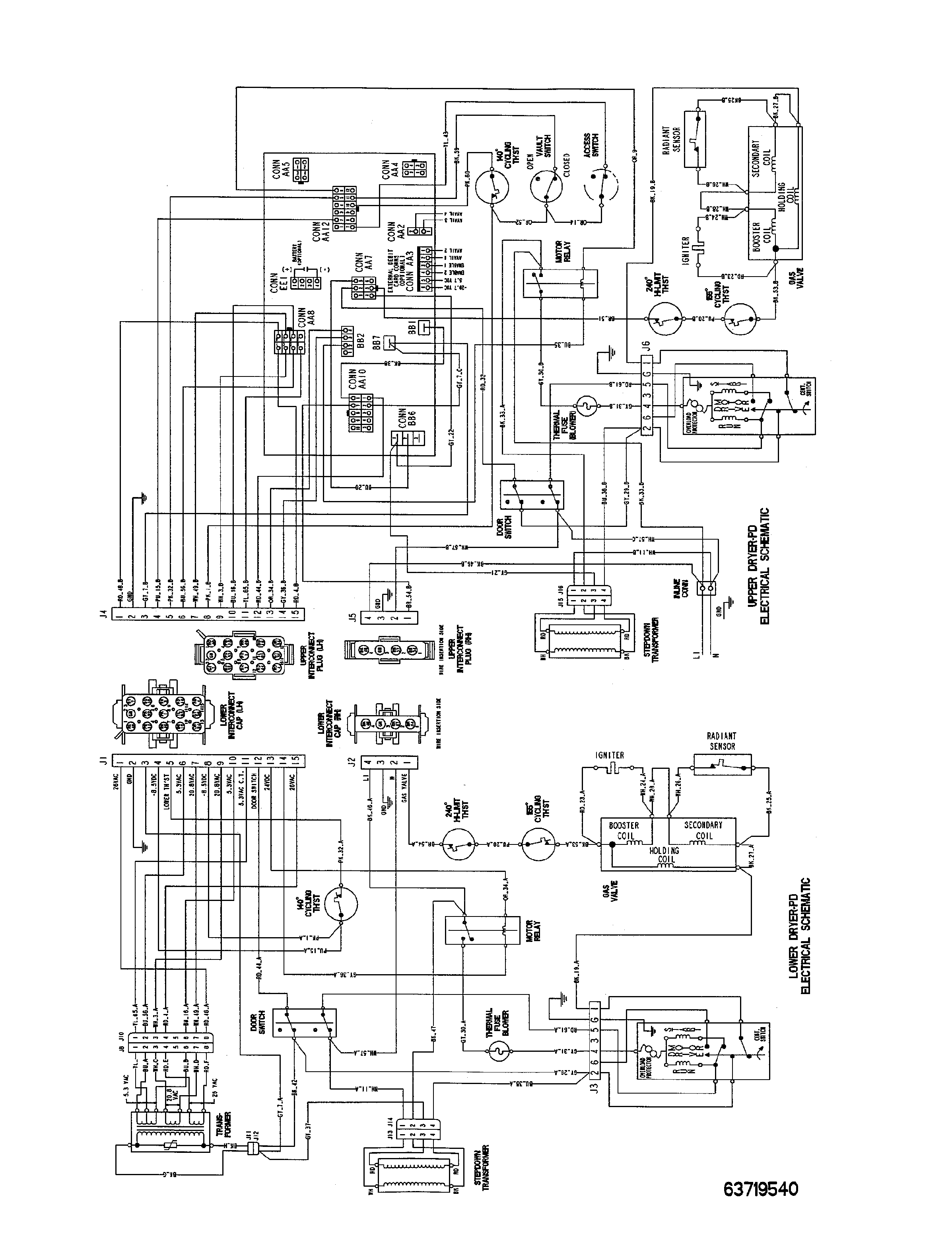 Wiring information(gas)