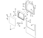 Maytag MDE9420AZW door diagram