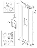 Freezer outer door (gc2228eed3/5/9)
