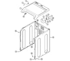 Maytag MDG3050AAW cabinet-front diagram
