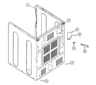 Maytag MDG9520BWW cabinet-rear diagram