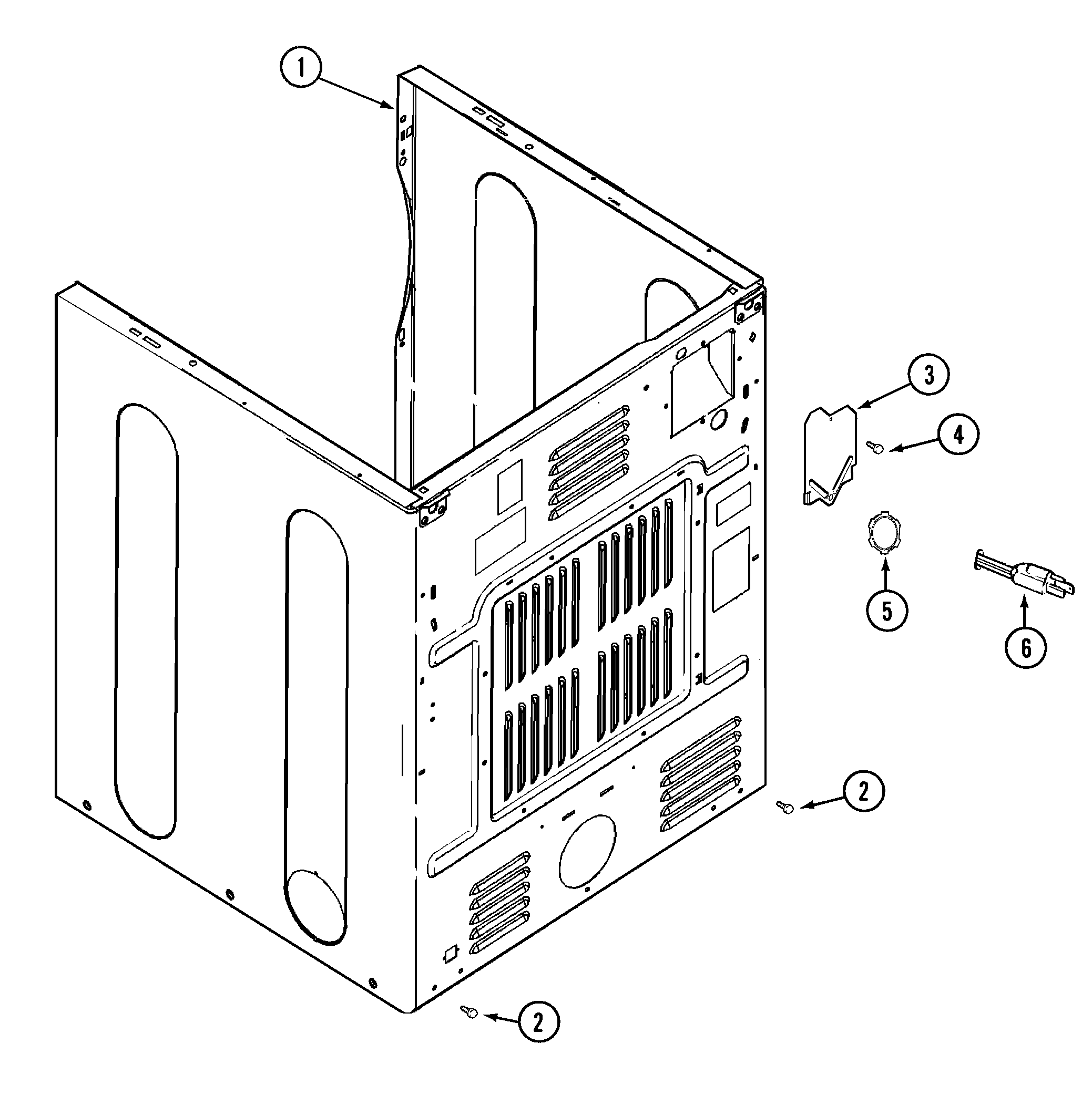 CABINET-REAR