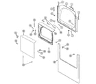 Maytag MDG3500BWQ door diagram