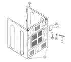Maytag MDE3500AZW cabinet-rear diagram
