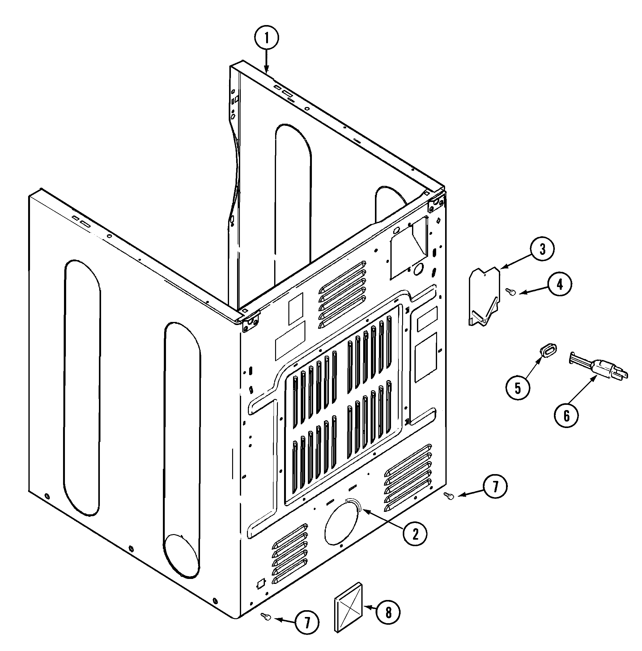 Cabinet-rear