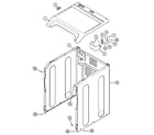 Maytag MDE8600AZW cabinet diagram