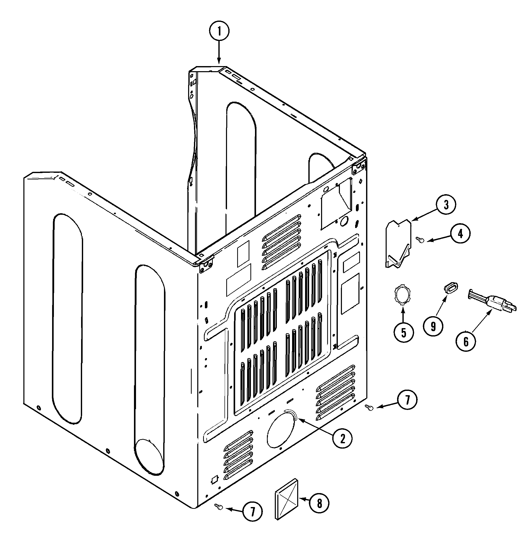 CABINET-REAR