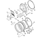 Maytag MDE8600AZW tumbler diagram