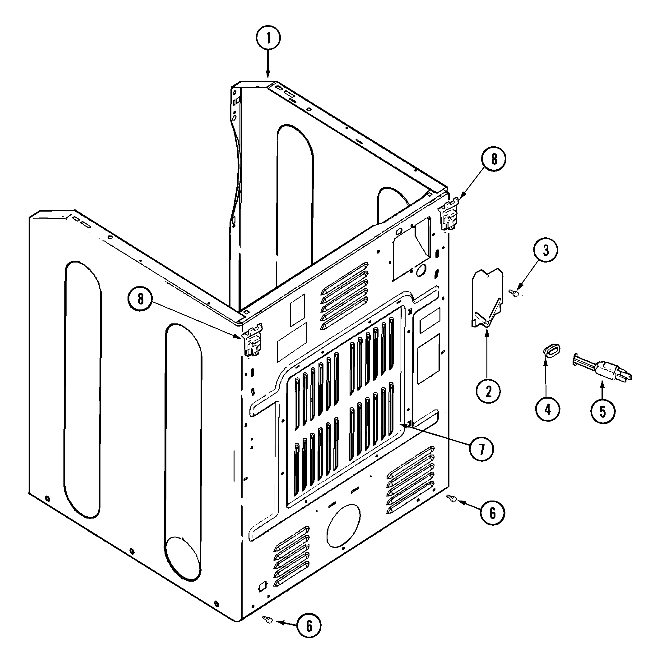 CABINET-REAR