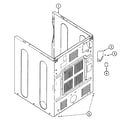 Maytag MDE3600AZW cabinet-rear diagram