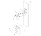 Jenn-Air JS2628HEHB fz door and facade diagram