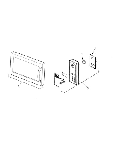Control panel/door assembly