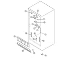 Amana AQU1525AEW freezer compartment diagram