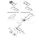 Kenmore 59675934300 refrigerator shelving diagram