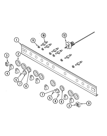 Manifold panel/gas controls