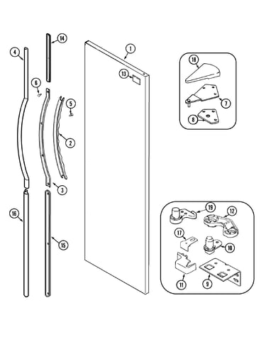 Fresh food outer door (rev 10)