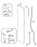 Freezer outer door (gs2126pedw rev 20)