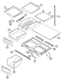 Shelves & accessories (bisque)