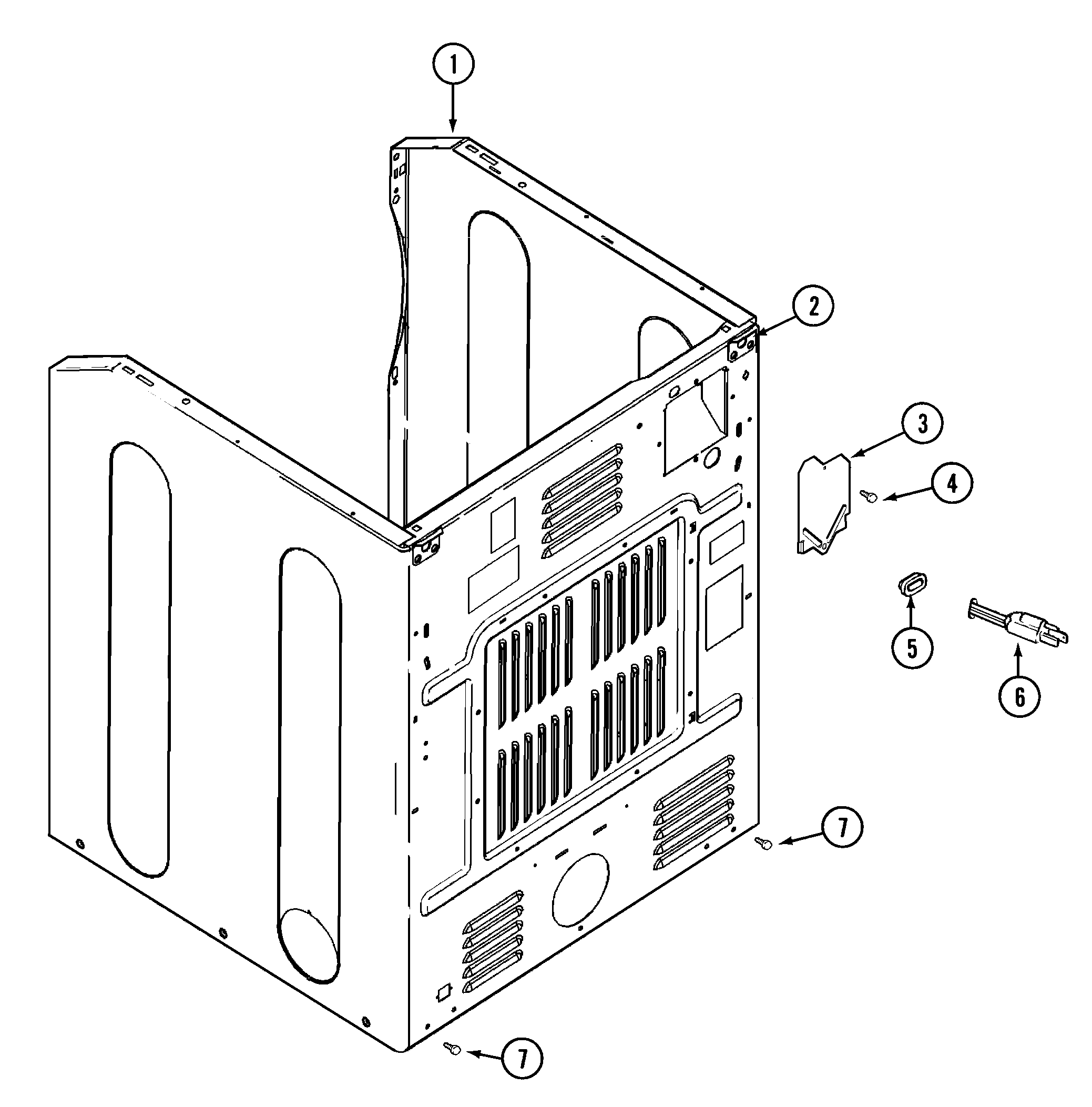 CABINET-REAR