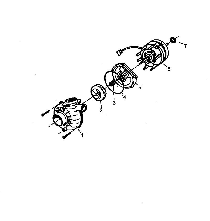 Wash pump parts