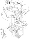 Blower motor, air duct and latch assy