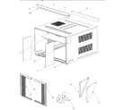 Haier AAC182SRA-PAAC182SRA0 outer case assembly diagram