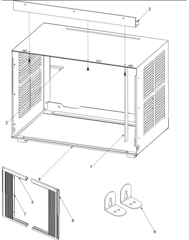 Outer case assembly