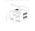 Haier AAC182STA-PAAC182STA0 outer case assembly diagram