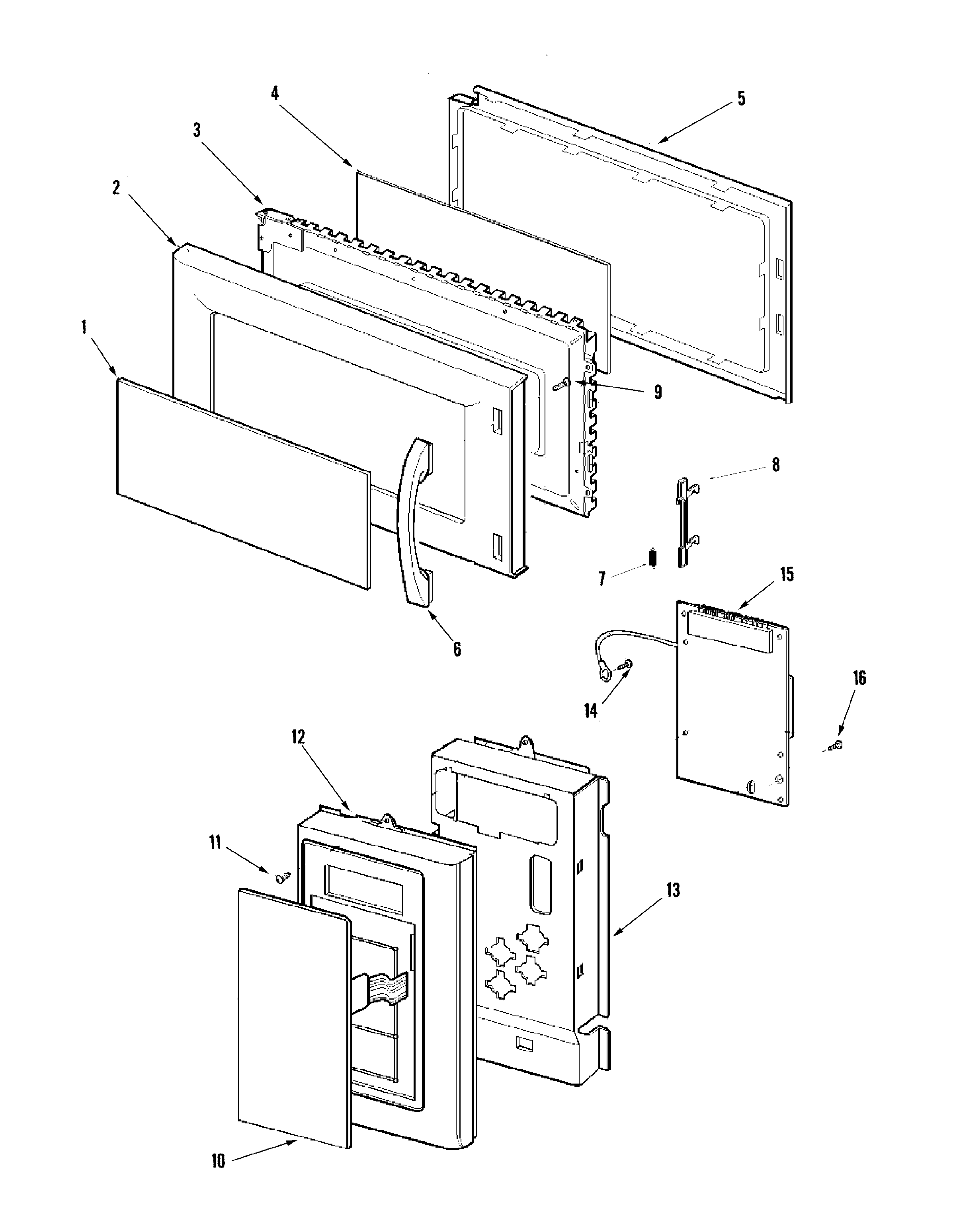 Door & control panel
