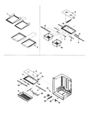 Refrigerator shelving