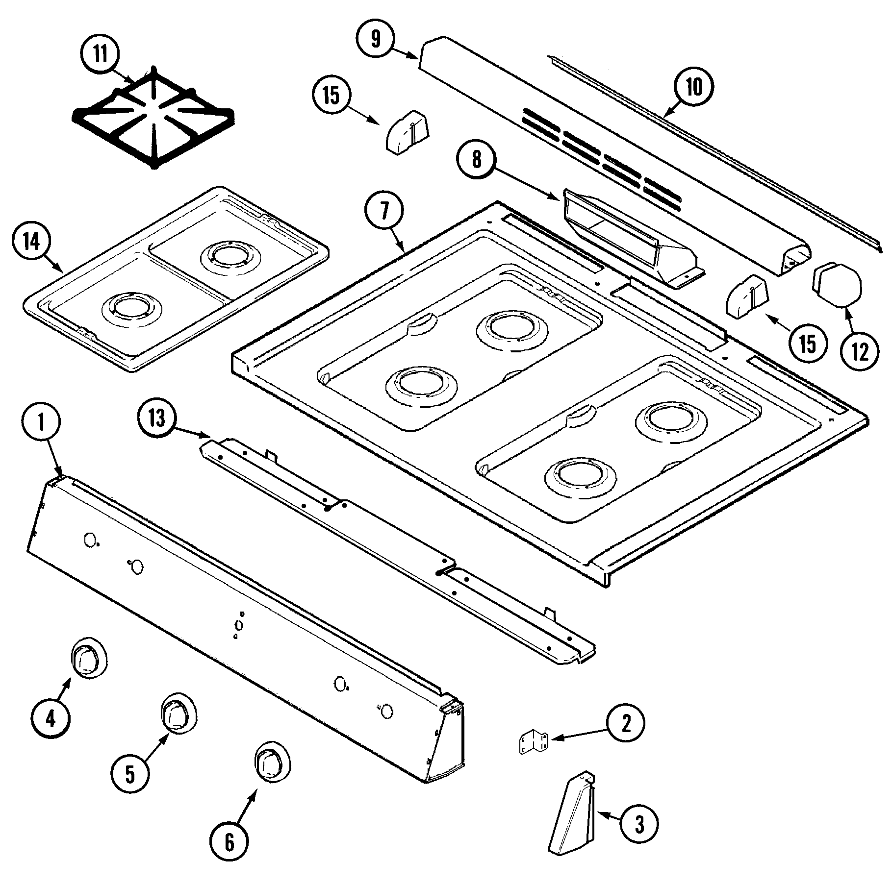 Top assembly (adh, adl)
