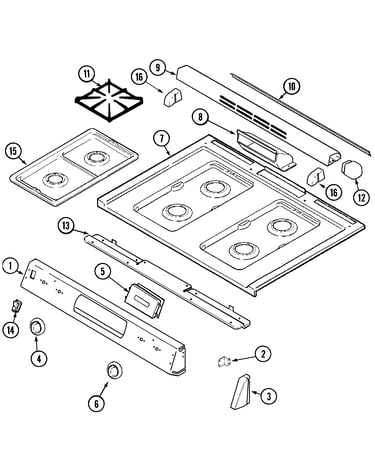 Top assembly (ada, adb, adc, adw)