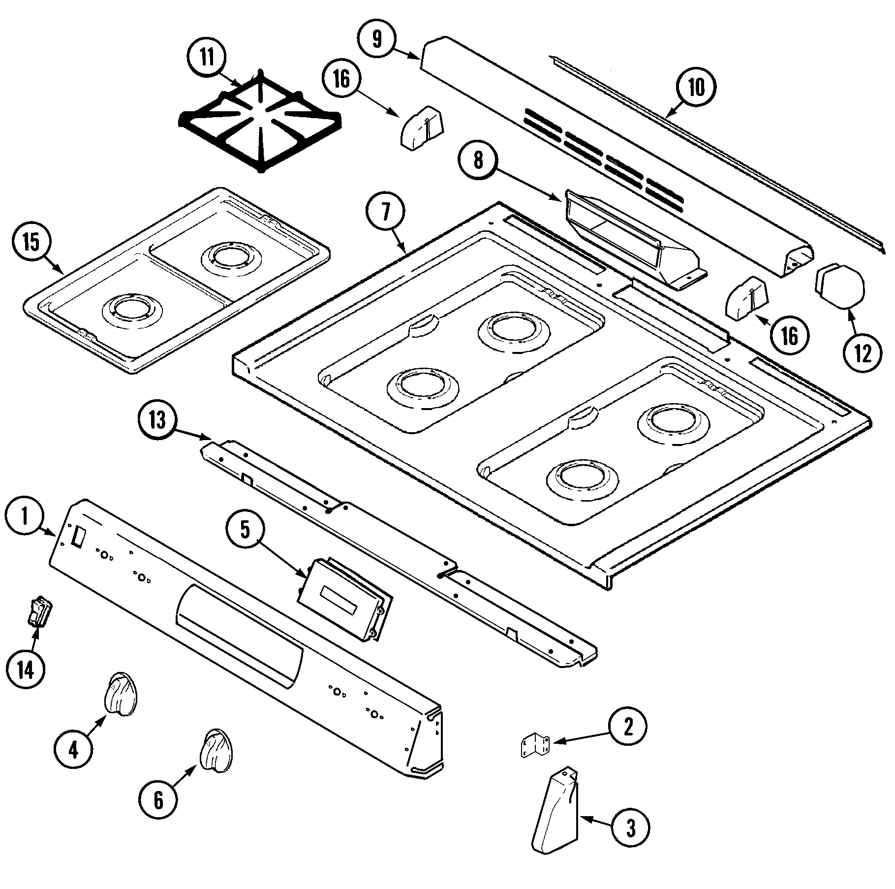 Top assembly (adq)