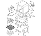 Maytag MGS5870ADQ oven/base diagram