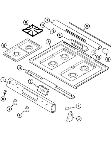 Top assembly (adq)