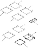 Refrigerator shelves