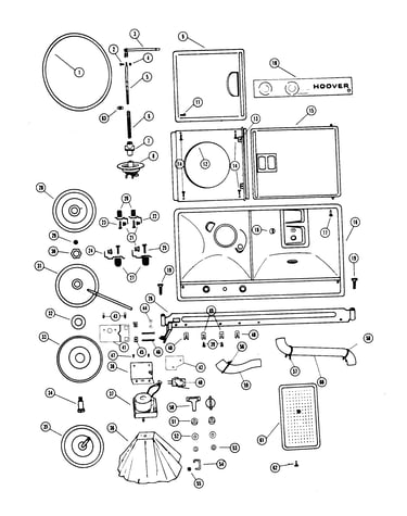 Pump, hoses, microswitch, bearings