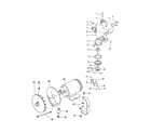 Hoover 0617-61 spincan, pumpbelt, pump_washmotor diagram