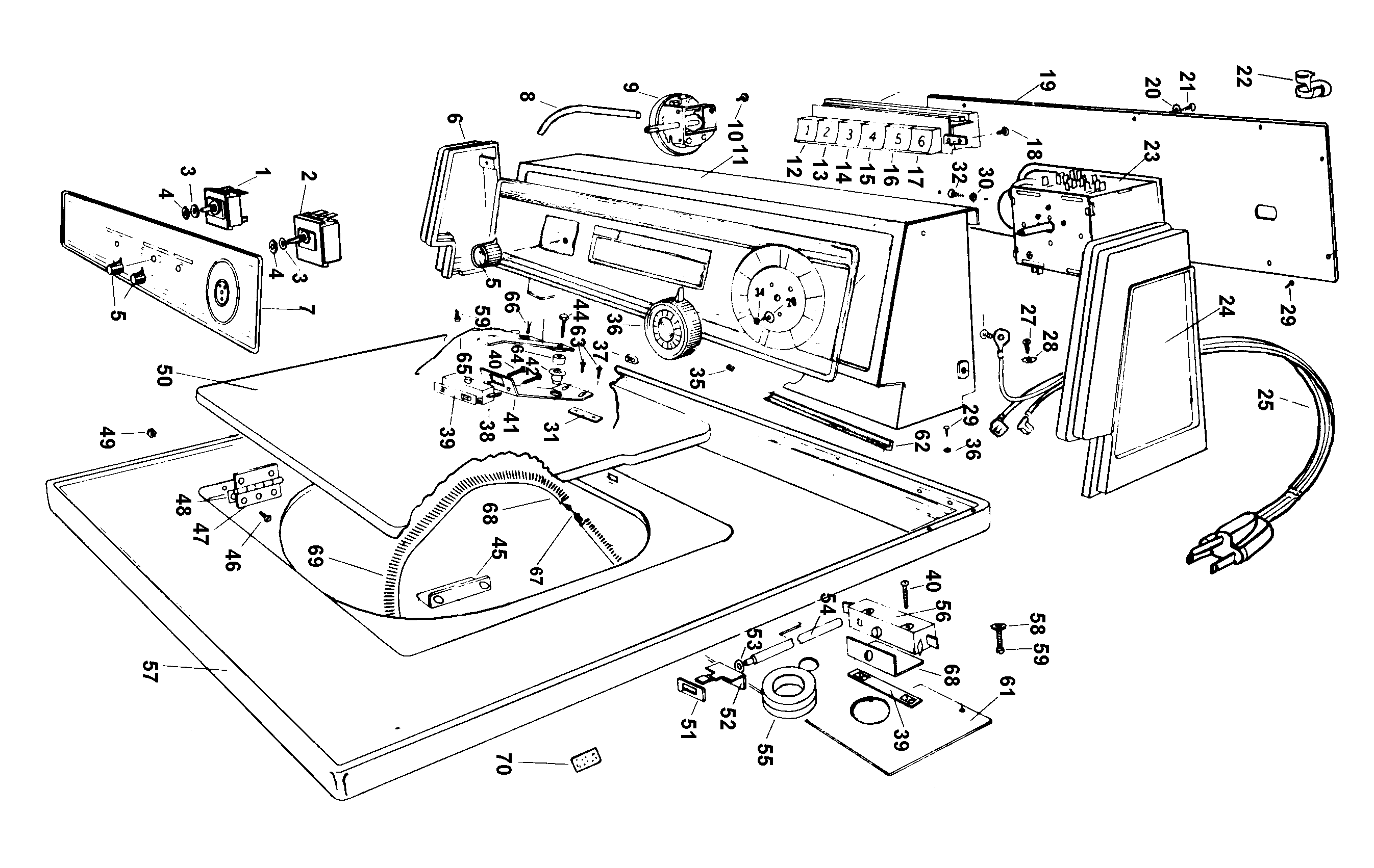 Microswitch, bearings