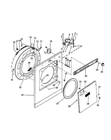 Shell, microswitch, bearings, pulsator