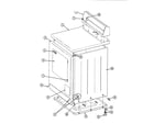 Maytag LDG9701ABW cabinet-front diagram
