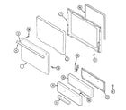 Crosley C31100PAV door/drawer (c31100pa*) diagram