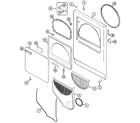 Maytag PYG3360AWW door (series 11) diagram