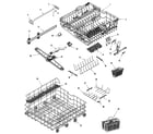 Maytag MDB7650AWS track & rack assembly diagram
