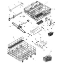 Maytag MDB7650AWW track & rack assembly diagram