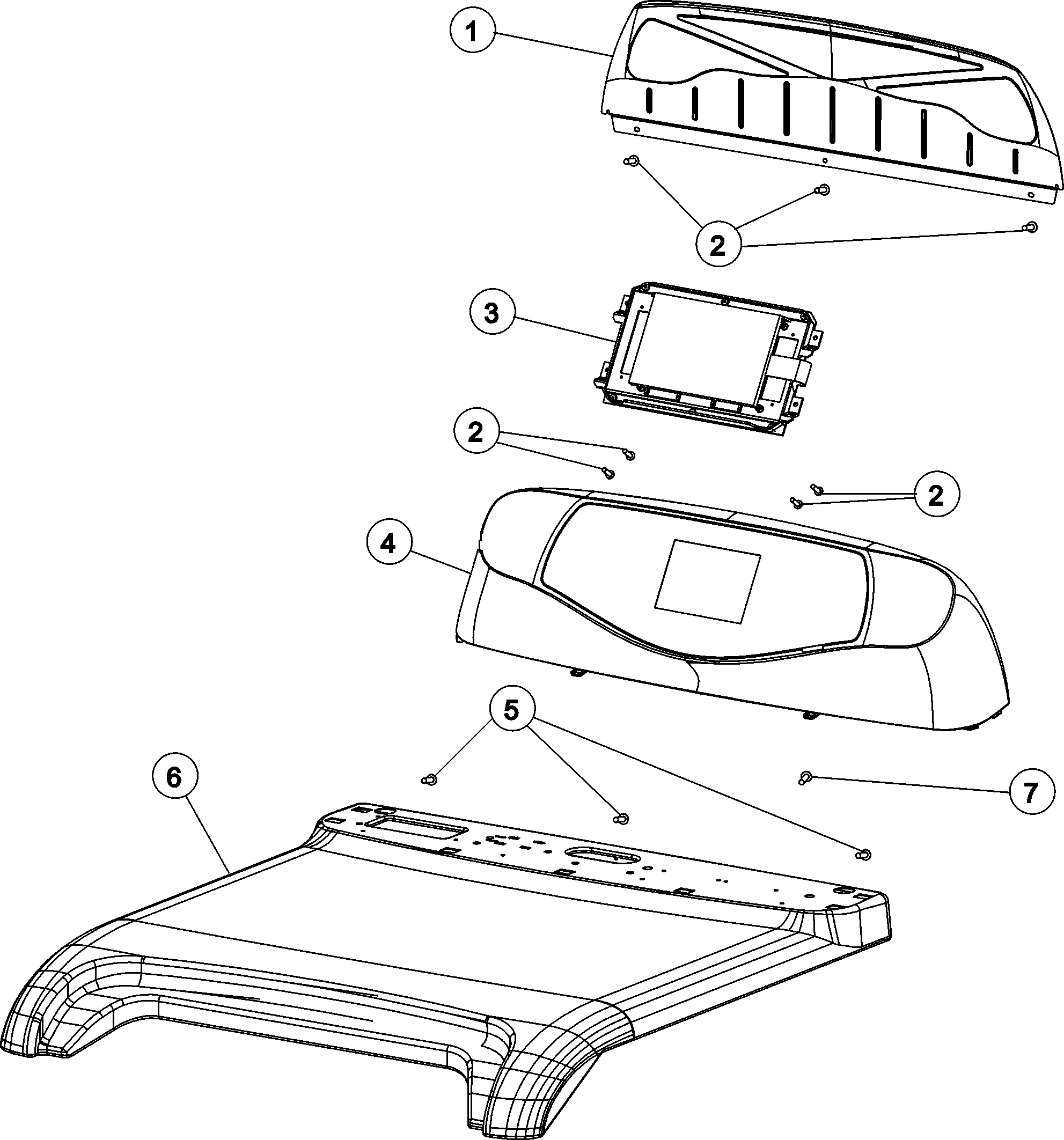 Control panel & top