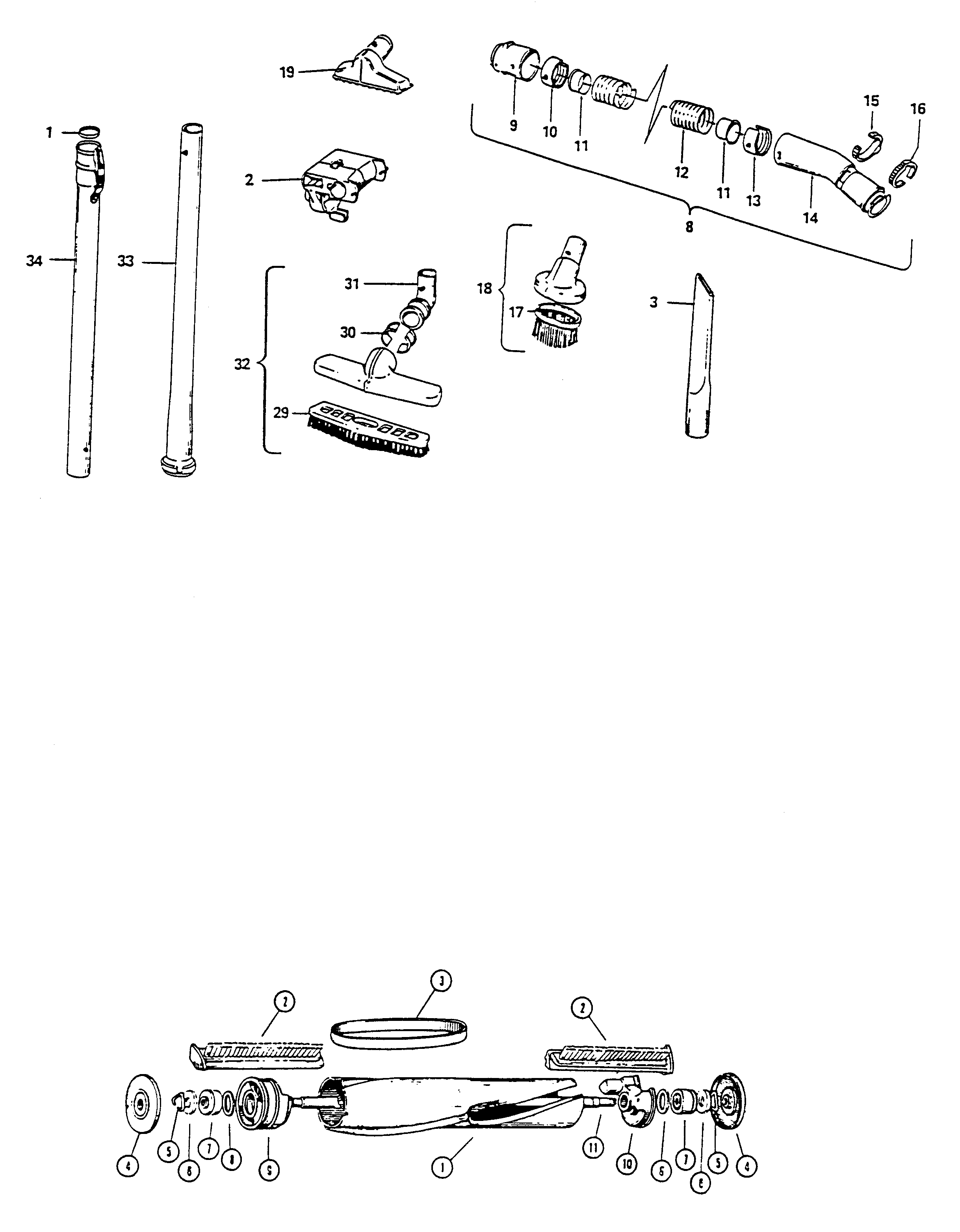 Agitator, cleaningtools