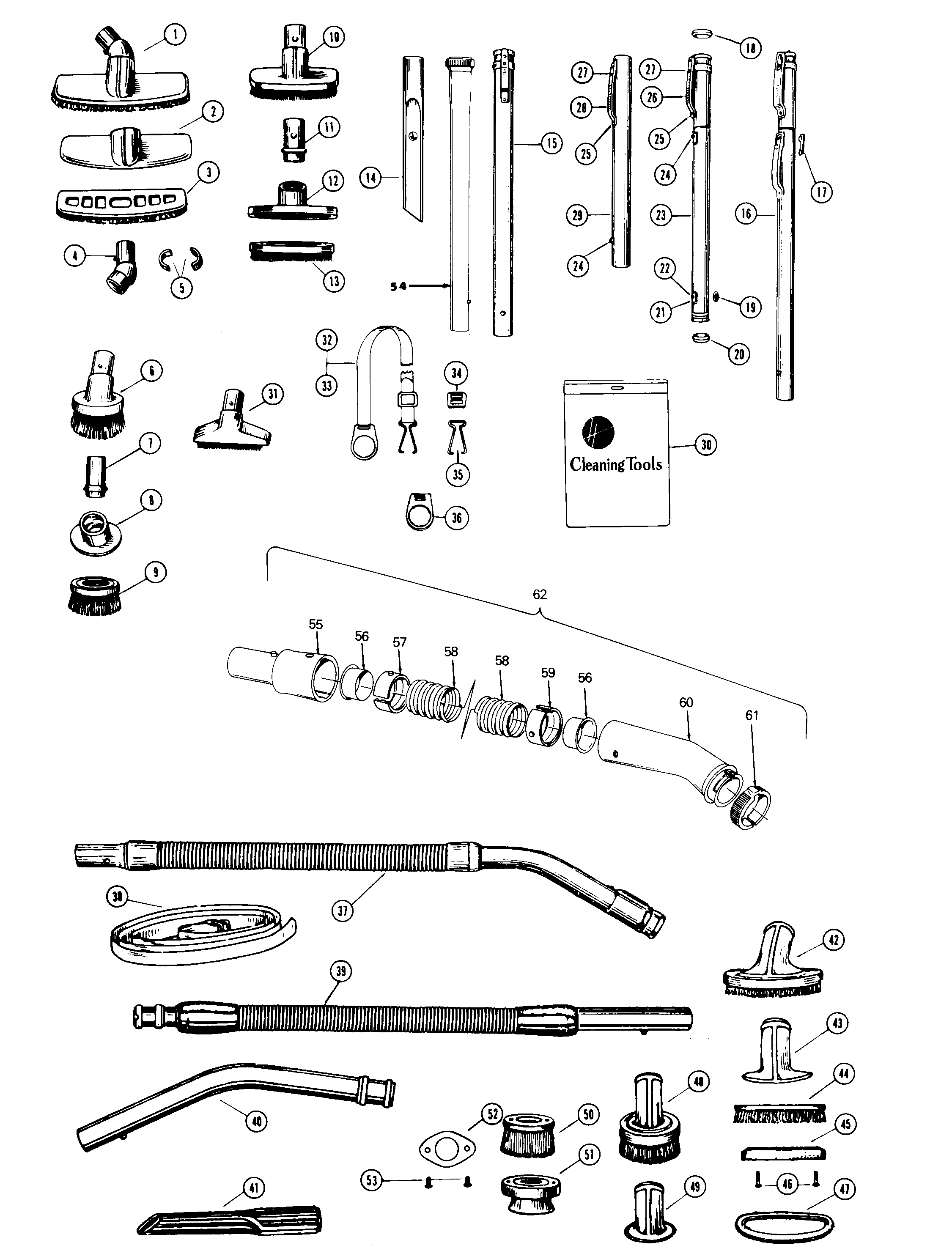 Hose, cleaningtools